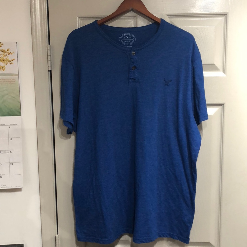 Men’s American Eagle Outfitters Button Blue S:XXL